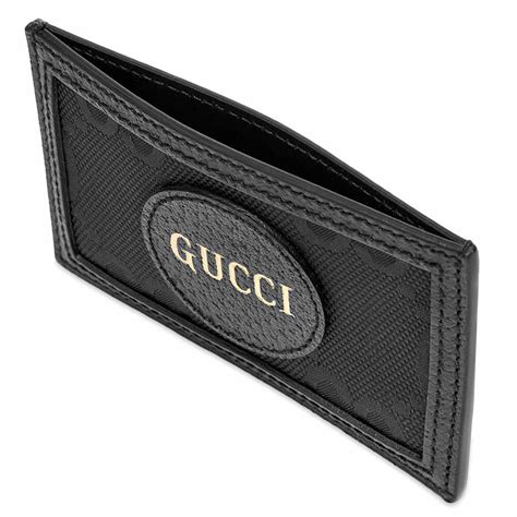 gucci black card holder